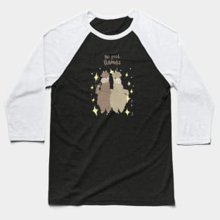 No Probllamas cute Llamas Baseball T-Shirt